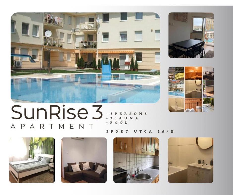 Hajdúszoboszló Sunrise 2 Apartment מראה חיצוני תמונה
